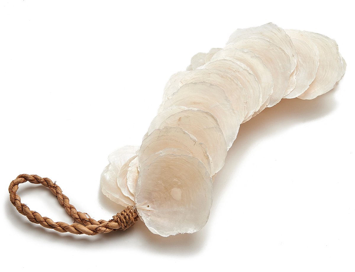 hanger - capiz - 'çonga '- natural - 45 cm