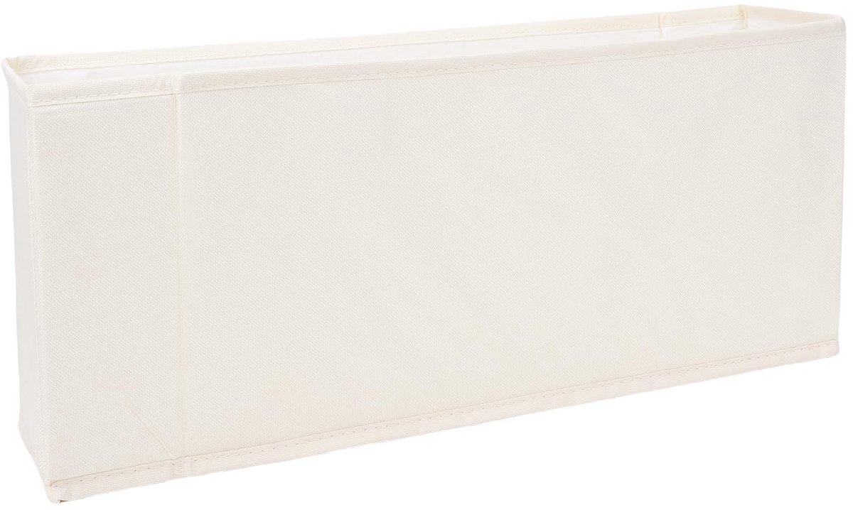 Wakects Smalle Opbergmand, 600D Oxford Stoffen Organizer, Slanke Opbergbak voor Kastplanken en Laden (47 * 10 * 20cm)