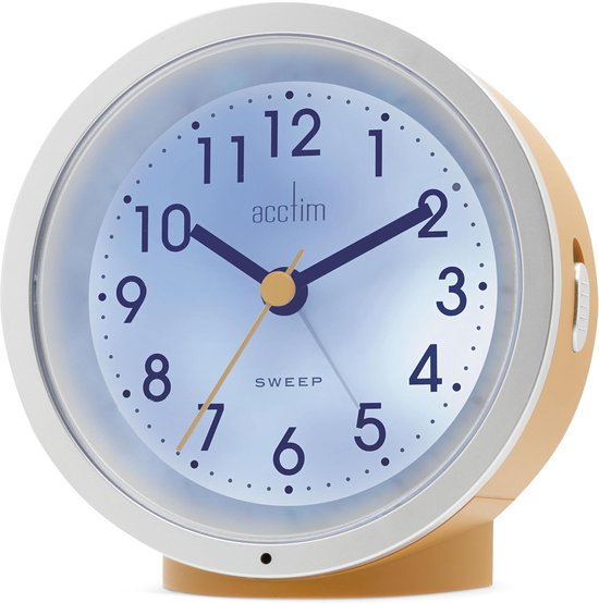 Slimme Wekker - Nachtklokje - Wakker Worden - Smartlite Verlichting - 10 cm Hoog - Dijon Geel — afbeelding 3