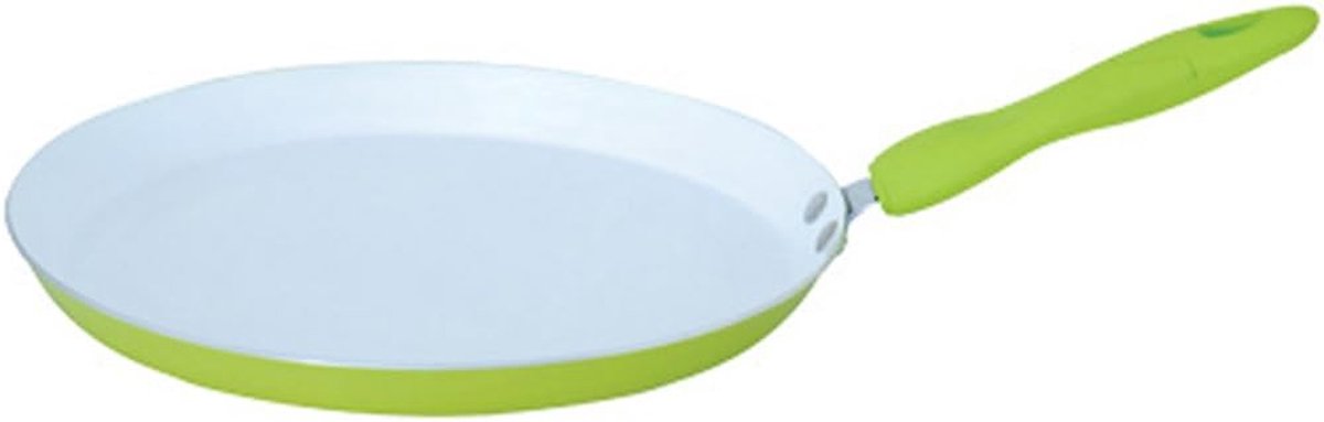 Pannenkoekenpan - Koekenpan - Lekker Koken - Keramische Coating - Ø 28 cm - Groen