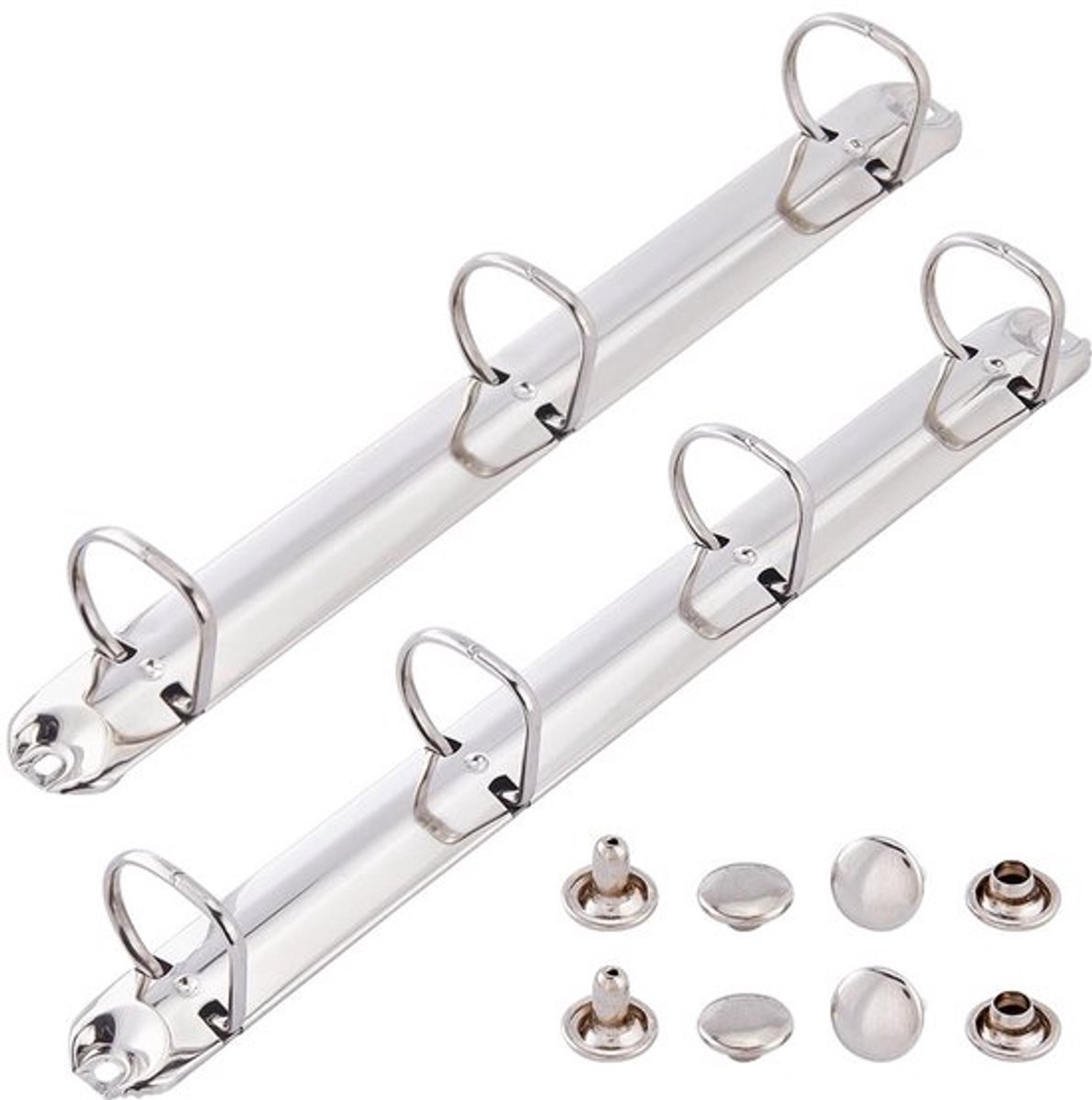 Dailygoody - Metalen A4 ringbandmechanisme - 3-ring-4-ring systeem