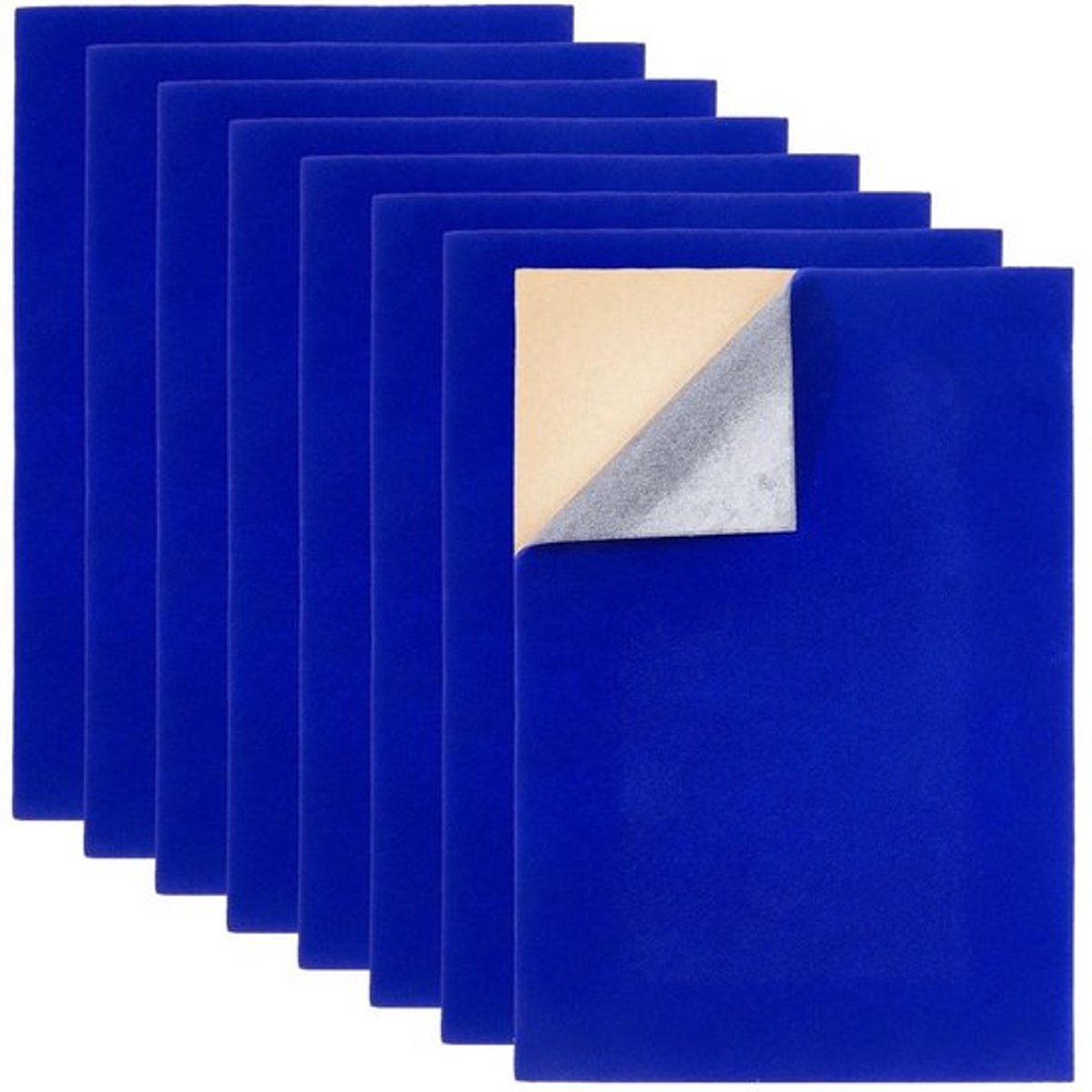 Store_9 - Zelfklevende Stoffen Vellen - Knutselen - Duurzaam - Blauw