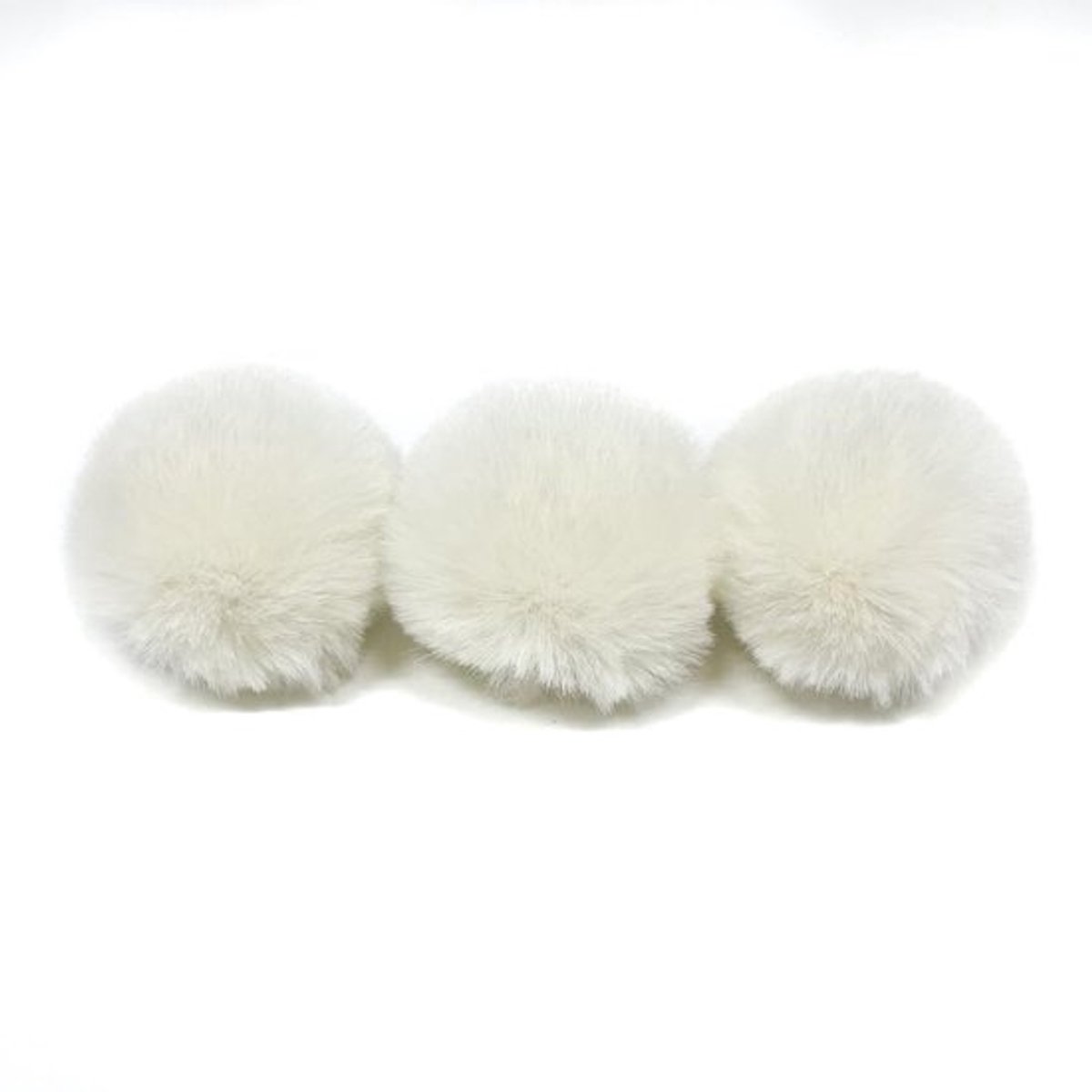 Onf3 - Kunstbont Pompons - DIY Handwerk - Crème - Pluche Bollen