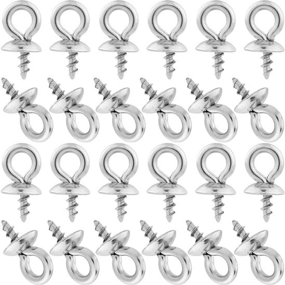 Vt products - Eye Pin Bails - Sieraden Maken - 100 Stuks - Roestvrij