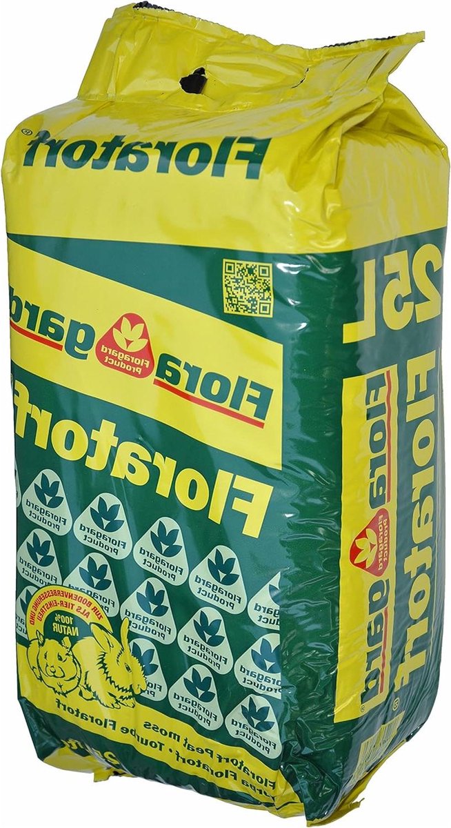 Natuurlijke Bodem - Knaagdierstrooisel Turf - Kooi Inrichten - Optimale Vochtbinding - 25 Liter - Bruin