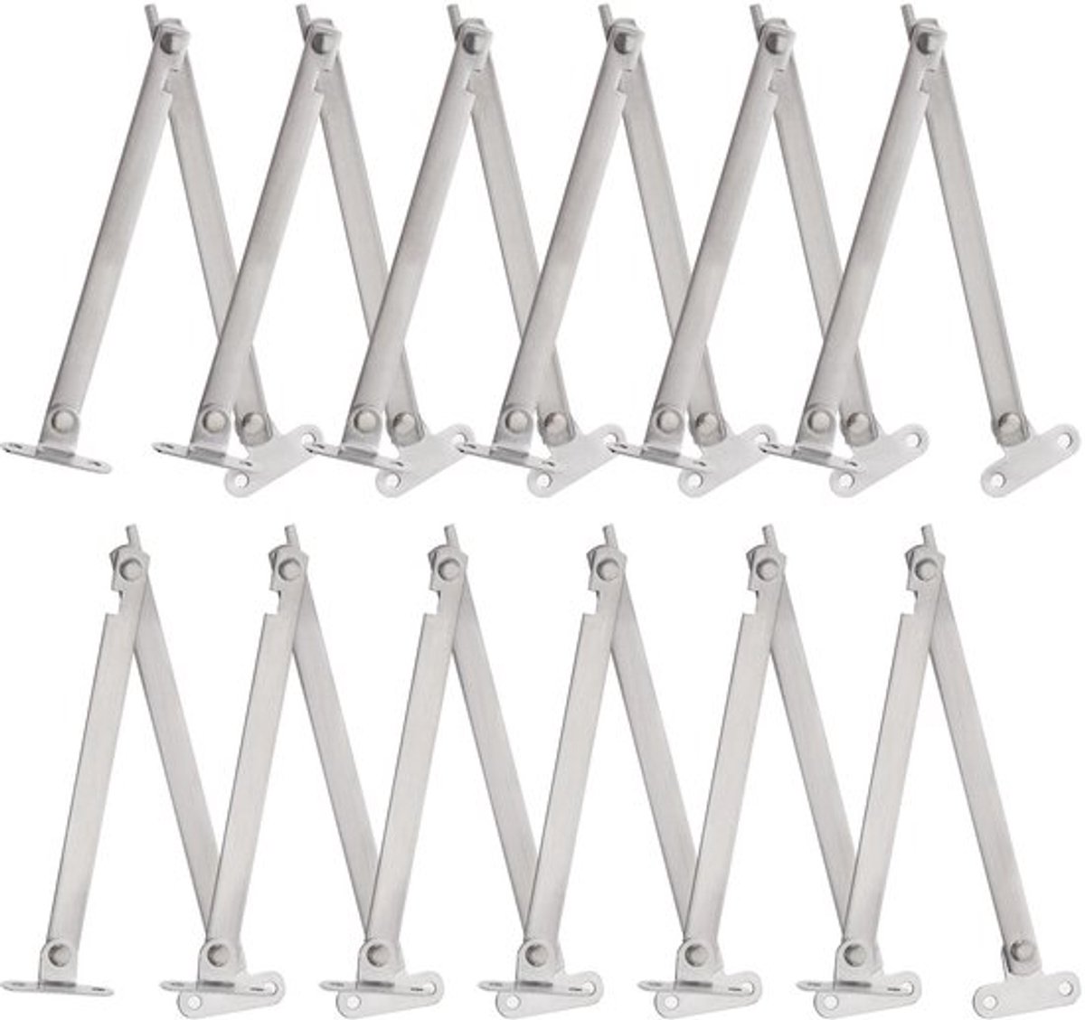 Dailygoods- Scharnier 12 Stuks - Ondersteuning - Kastdeuren