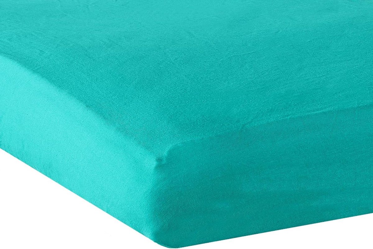 Hoeslaken Baby - Ledikantlaken Zacht - Babybed Beschermen - 100% Katoen - 40x80 cm - Teal