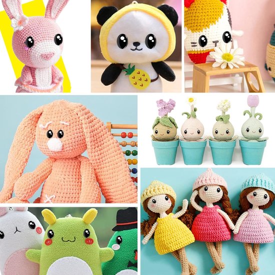 Ogen met Sluitringen 8 tot 16 mm Schattig Veiligheidsogen Kunststof Ronde Platte Amigurumi Ogen voor Gehaakte Dieren Marionet Pluche Dier — afbeelding 5
