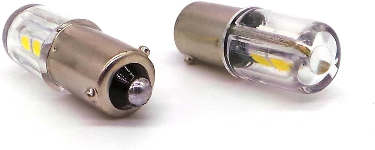 H6W LED Lamp - BAX9S Lamp Xenon Wit - Auto Verlichting - CANBUS Foutmelding Vrij - 12V - Wit