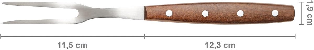Trancheerfork - Vleesvork Keuken - Vlees Bereiden - Ergonomisch Ontwerp - 33.4 cm - Standaard