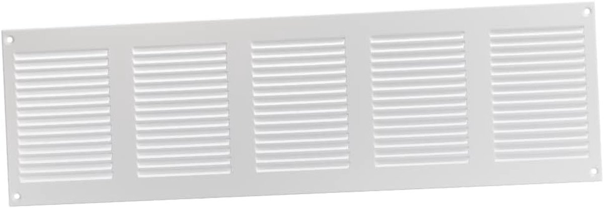 Wandrooster RVS met Inox Insectenwering - Afvoerluchtrooster Weerbestendig 500x115 mm