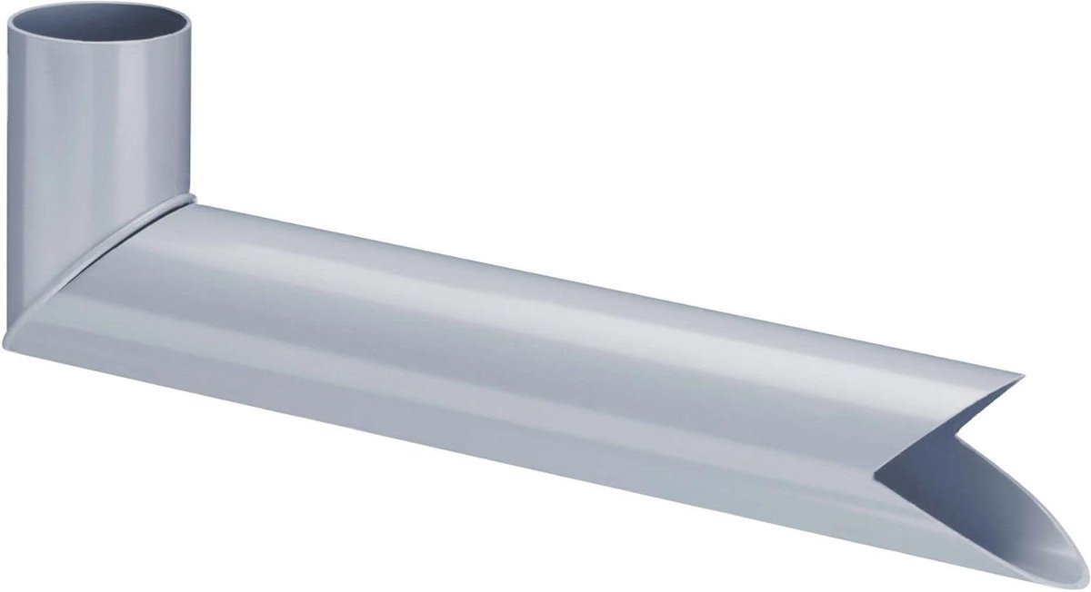 Grijze PVC regenpijp 50mm voor veilige waterafvoer