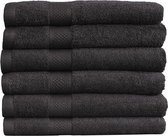 Katoenen Handdoeken Zwart – Set van 12 Stuks – 70 x 140 cm