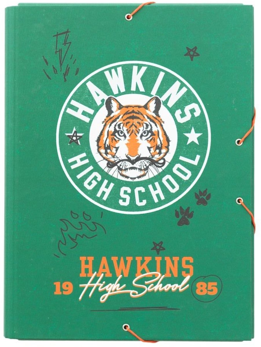 Grupo Erik Stranger Things - High School Elastomap - Multicolours