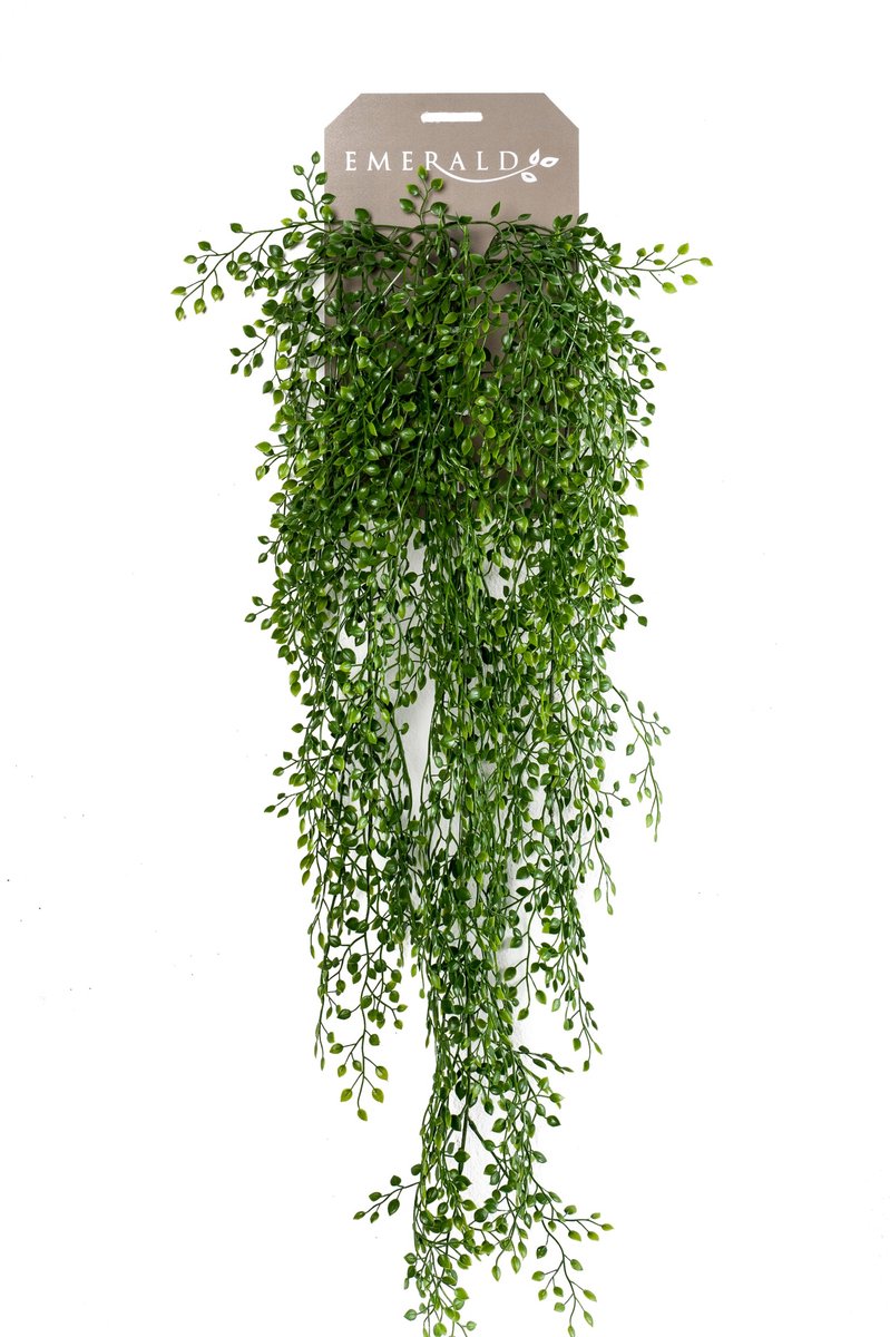 Emerald Kunst Hangplant Jasmijn Mini 80cm - Kunstplant voor binnen Groen