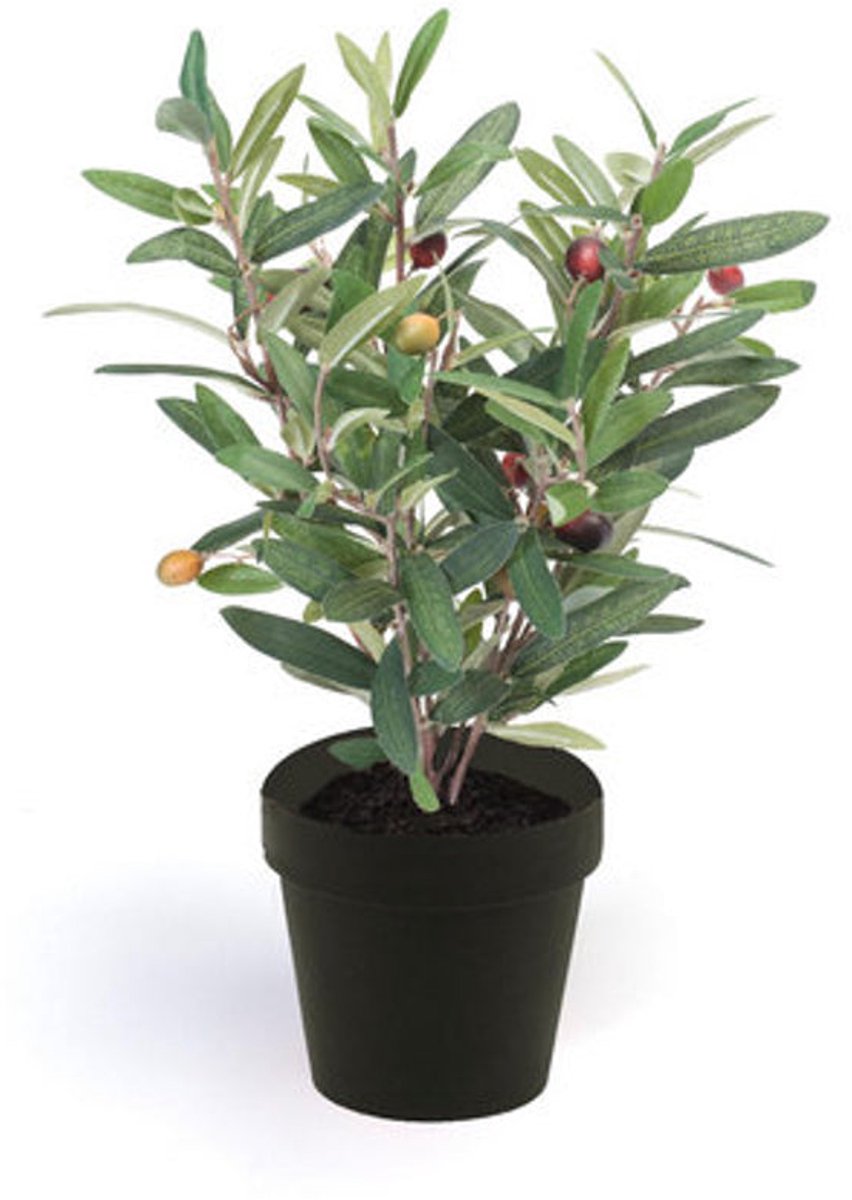 Emerald - Kunstplant in pot Olijf 35cm - Kunstplant voor binnen