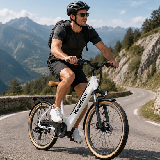 26"Elektrische fiets 48V 11.5Ah Shimano 7 versnellingen 80km Trapondersteuning met dubbele Hall-sensor — afbeelding 5