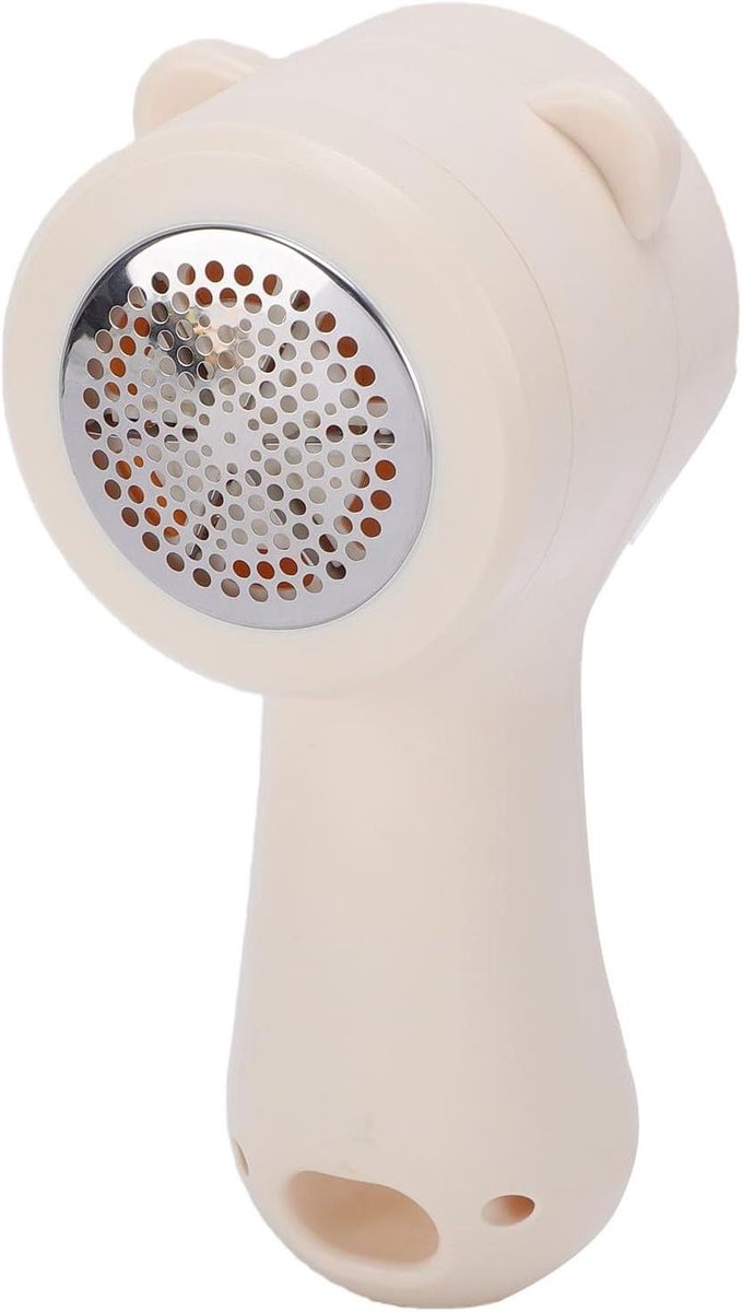 Pluizenverwijderaar - Stoffen Scheerapparaat - Kleding Onderhouden - Drie Snelheden - 7.4 x 7 x 17.2 cm - Beige