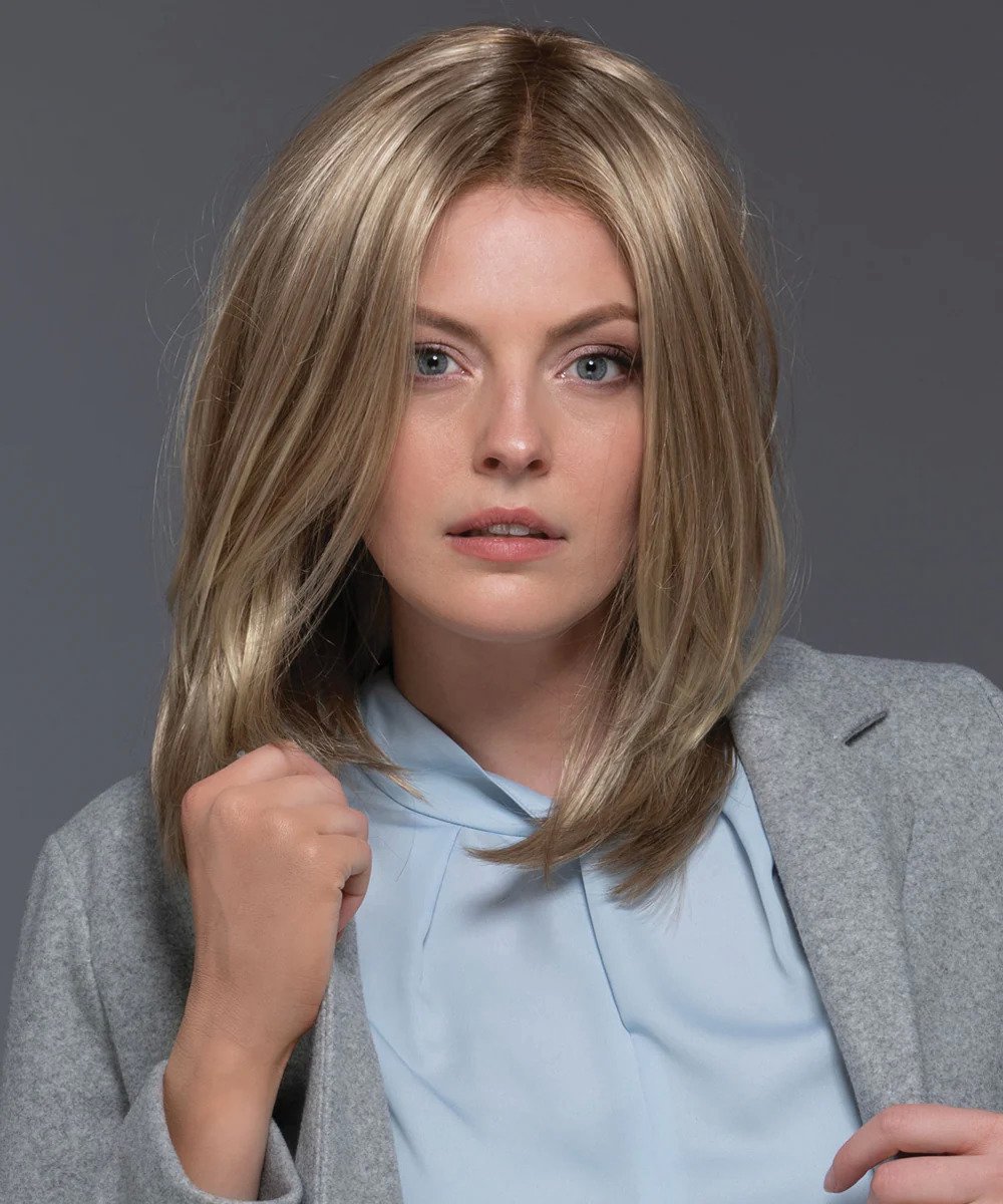Estetica Designs Hudson Synthetisch Haarwerk - Monofilament Top, Kort Kapsel, Natuurlijke Uitstraling
