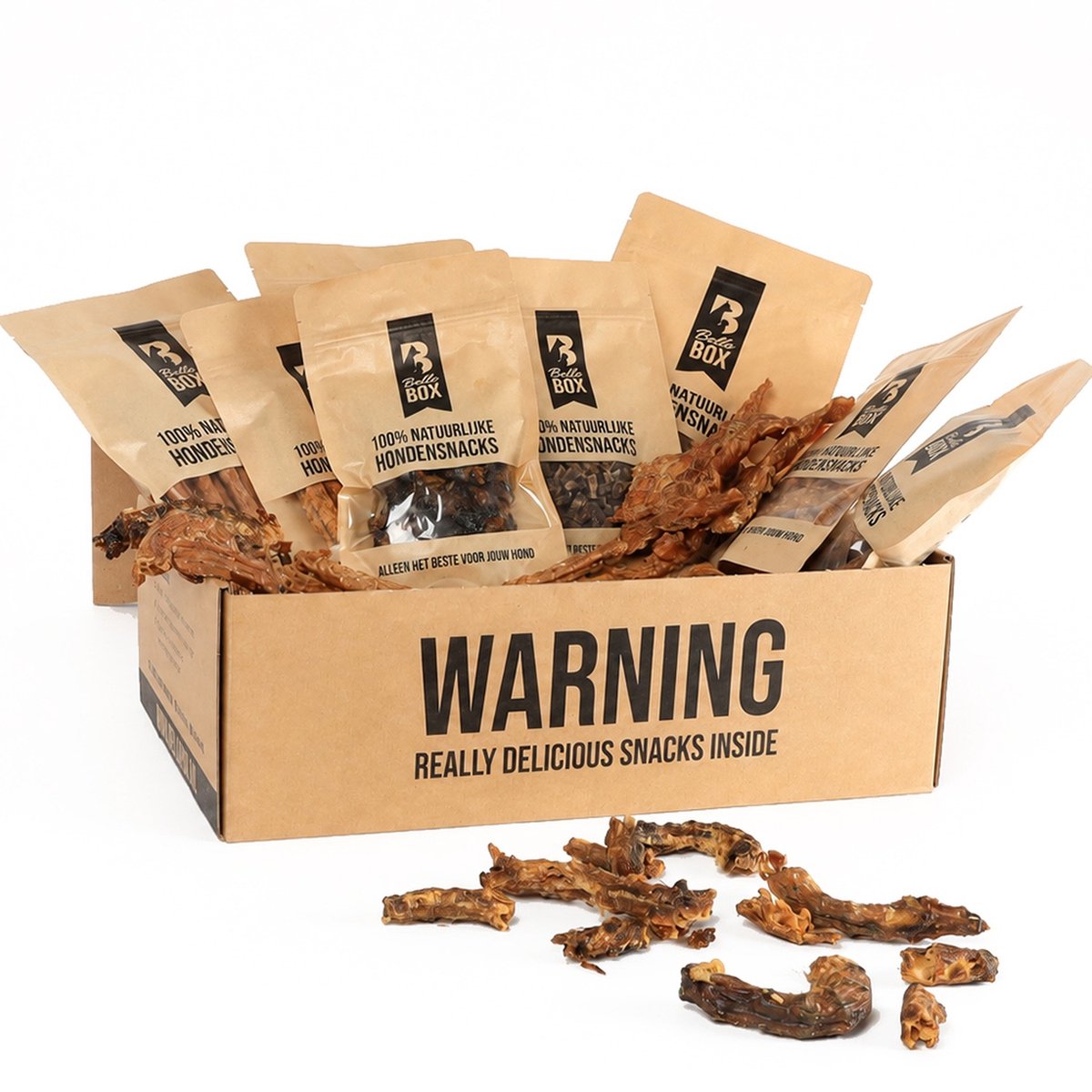 Hondensnacks Kip Box – 100% Natuurlijke Snacks | Bellobox