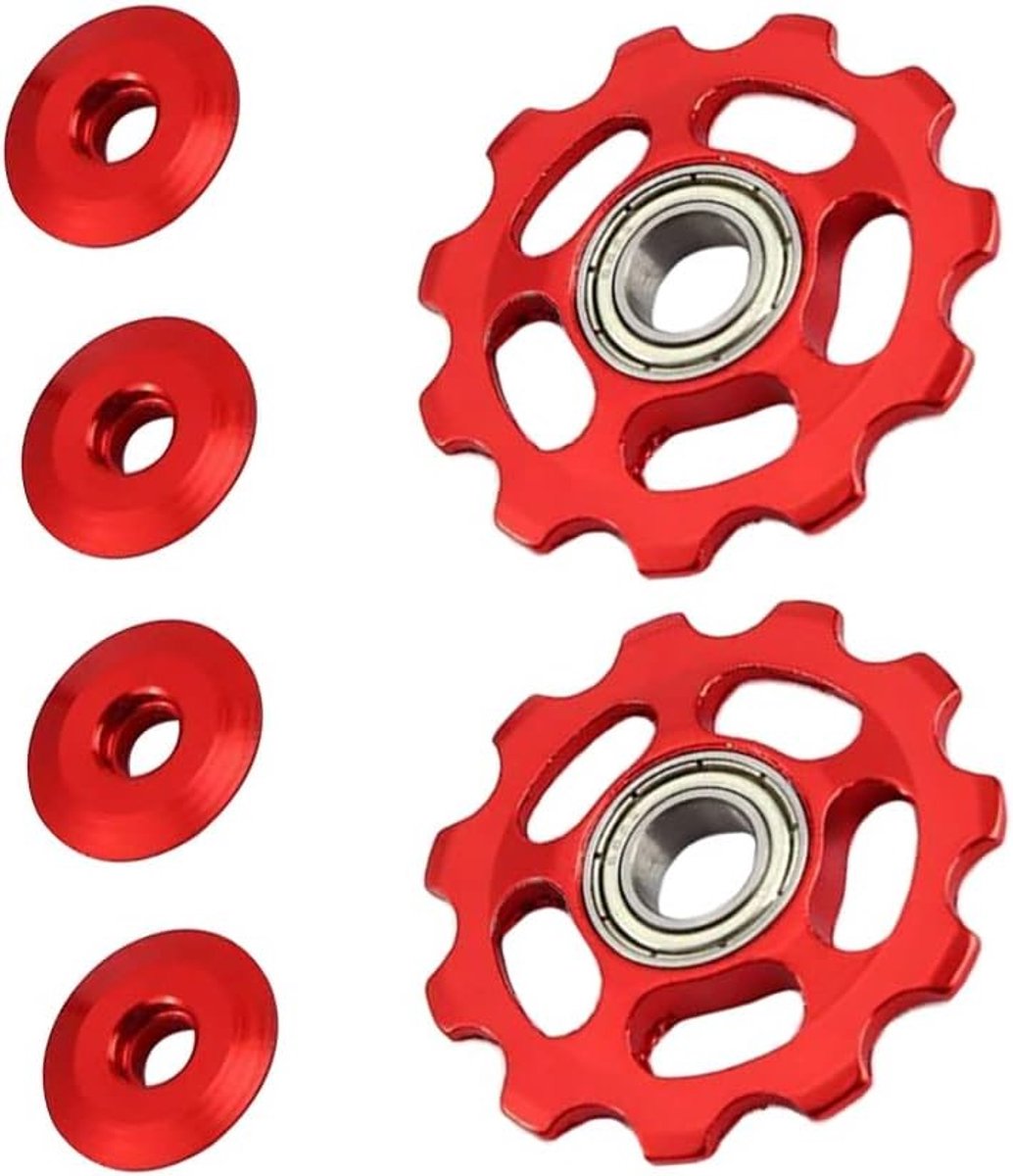 Aluminiumlegering MTB Fiets Wielen Schakel Systeem Pulley, Fiets Accessoires voor Spanning en Begeleiding