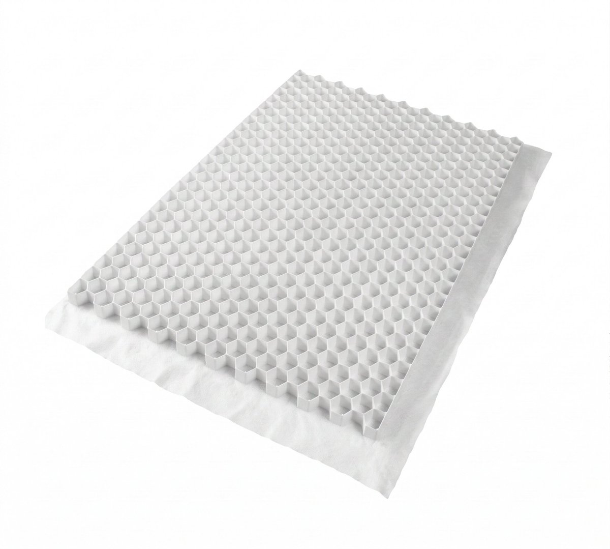 Grindmat met Worteldoek HDPE Wit 120 x 80 x 2,5 cm | Per stuk
