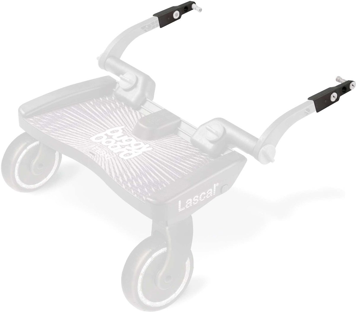 Buggy Board Verlenger - Kinderwagen Accessoire - Comfortabele Rit - Verstelbare Afstand - 6 cm Verlenging - Zwart