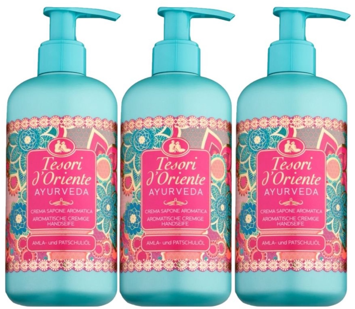 Tesori d’Oriente 3PACK Ayurveda Handzeep 300ML