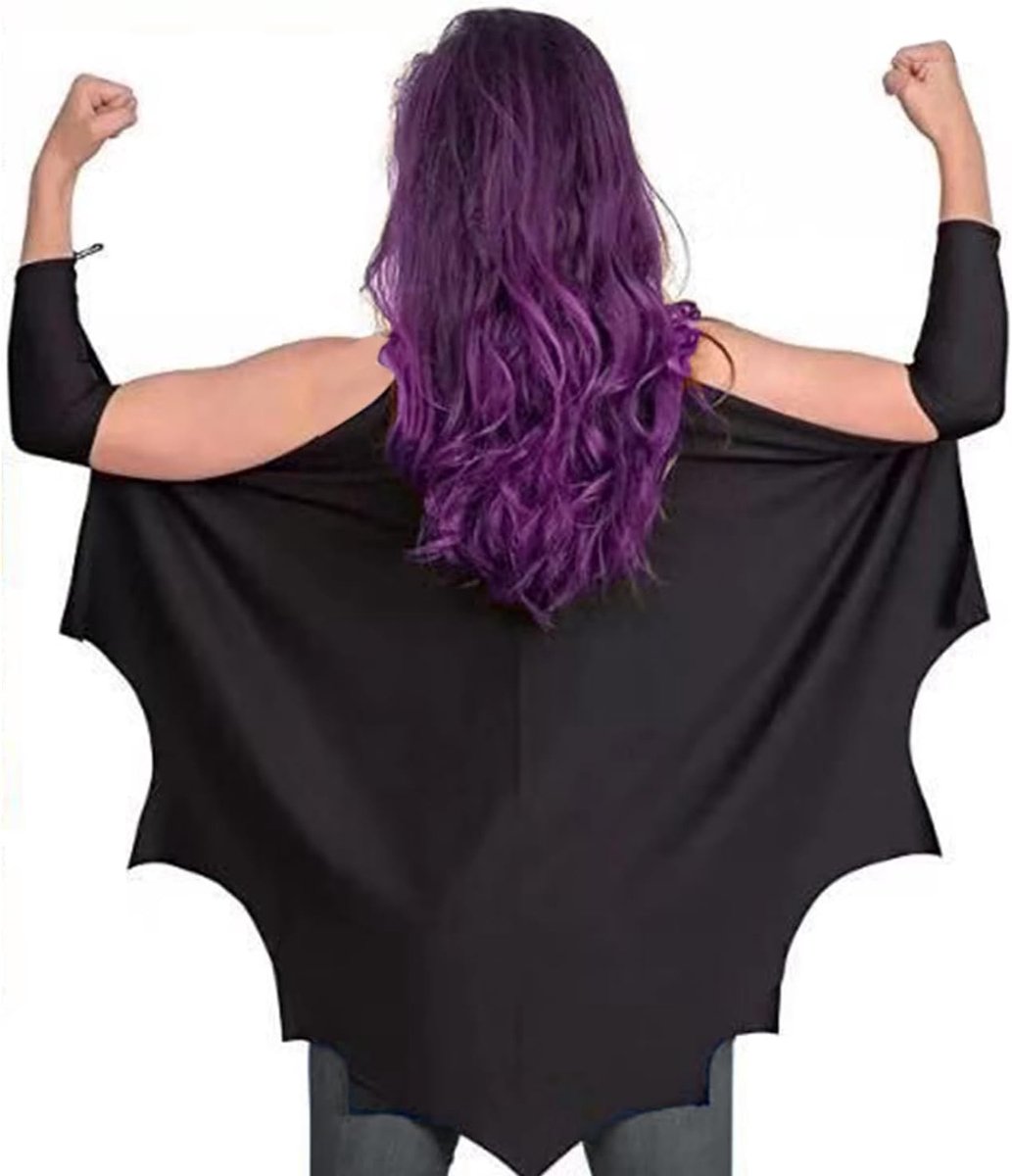 Vleermuisvleugels Set voor Halloween Kostuum, Draken en Vampieren, Feestelijke Accessoires voor Kinderen en Volwassenen