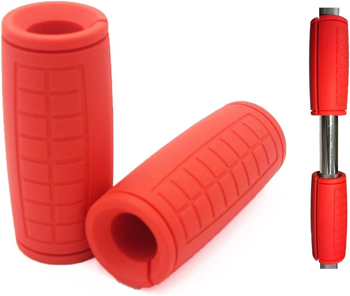 Dikke Pull Up Bar Adapter voor Standaard Halterstangen - Gewichten Handvatten, Siliconen Rubber Grip voor Krachttraining en Fitnessoefeningen