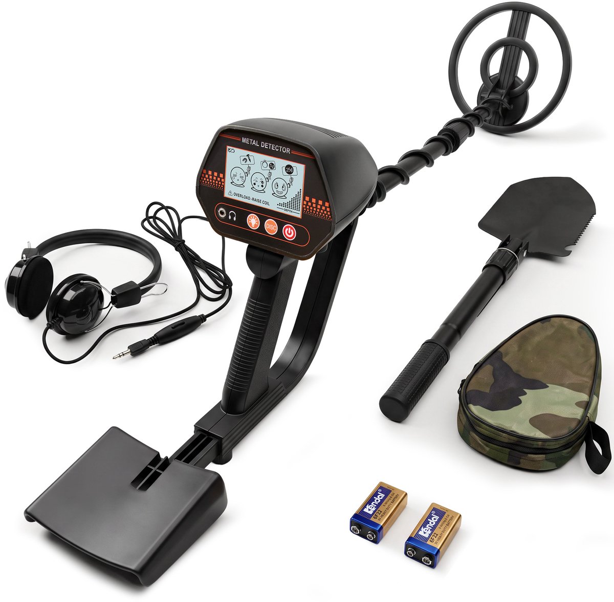 Infinity Goods Metaaldetector Pro - Volwassenen & Kinderen - Complete Set - Waterdichte Zoekspoel - Verstelbaar - Professioneel