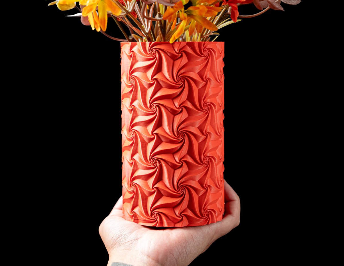 Skushy Vaas Swirl - Geschikt voor Bouwbloemen - Japandi Designvaas voor Droogbloemen en Kunstbloemen - Sculpturale Decoratieve Vaas - Moderne Woondecoratie