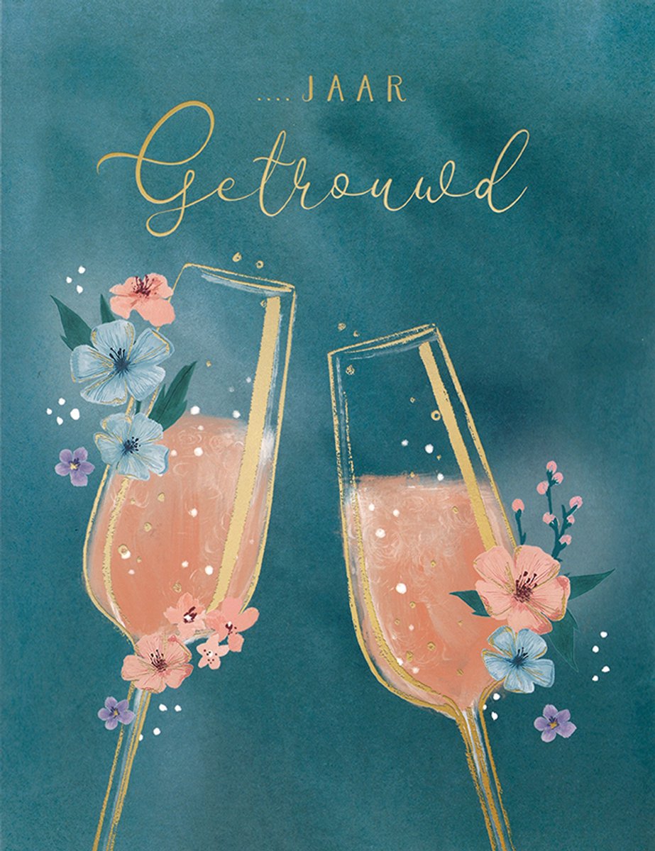 MGPcards - 3x A4 plus wenskaarten met envelop - … Jaar getrouwd - 3 Wenskaarten - 23x29.7 cm