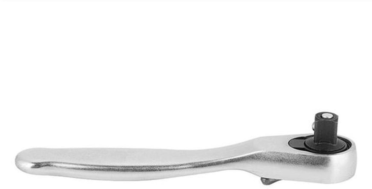 Mini ratelsleutelset 1/4" met 5° hoek - ideaal voor onderhoud en klussen
