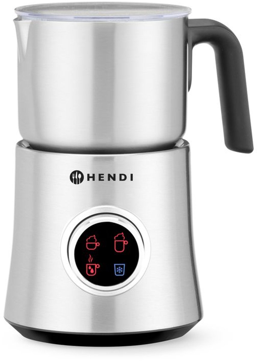 Melkopschuimer , HENDI, 0,3L, Zilver, 230V/500W, 178x143x(H)220mm