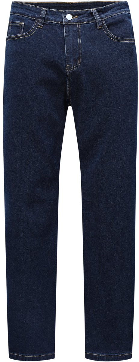 ALLTHEMEN Heren Casual Recht Pijp Jeans - Basis - 34