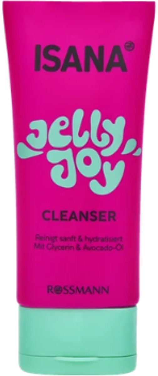 Isana Jelly Joy Cleanser - Gezicht Wasgel | 1x 100 ml - Met Glycerine, Avocado-olie & Cacaoboter