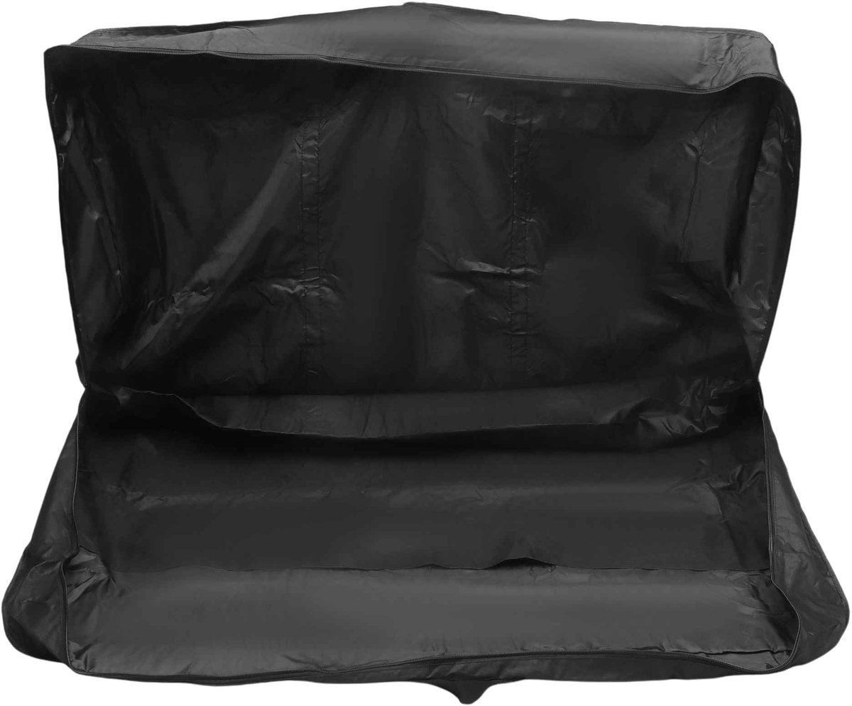SnelShoppen - Fietstas voor Racefiets - Waterdichte Beschermhoes met Opbergtas - 140 x 28 x 80 cm - Zwart - Ideaal voor Fietsvakanties en Sportieve To
