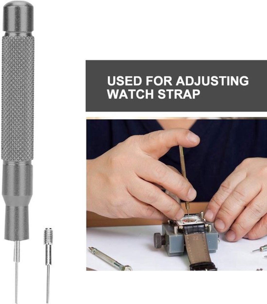 Perforator 0,7 mm - Horlogepons - Reparatiegereedschap - Verstelbare horlogeband - Hoogwaardig metaal - Duurzaam en schokbestendig - Horloge Reparatietool