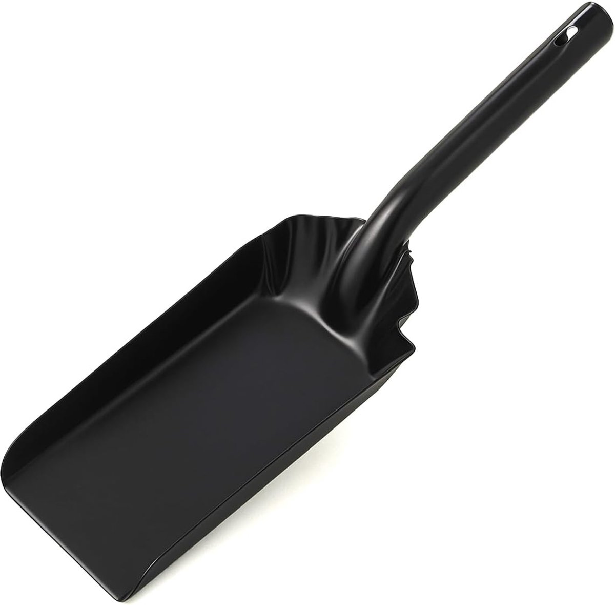 MGE - Metalen schep voor open haard en barbecue – koolschep – asschep – geëmailleerd ijzer - ShopVlot