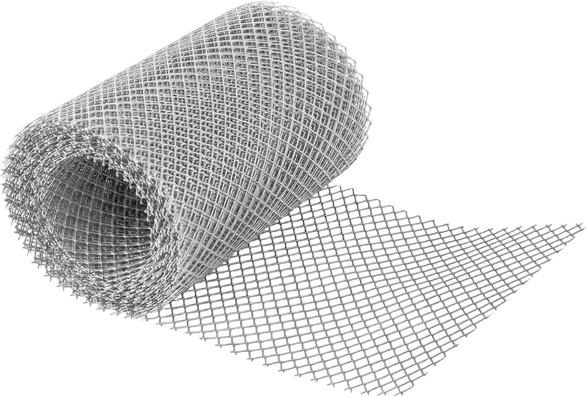 Dakgootbescherming van aluminium, 15 x 600 cm, ideaal voor regengoten, bladbescherming en roestvrij staal, perfect voor huizen, carports en stallen