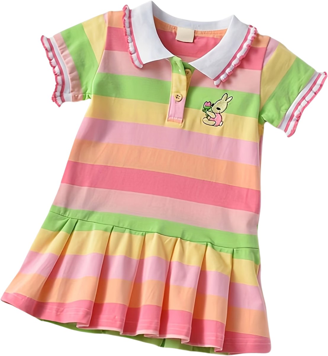 Currero Zomerjurk Meisjes Zomerjurken Kinderen Jurk Meisje Ibiza Stijl Sundress Kinderkleding 2 9-10 Jaar Gemengde Kleur