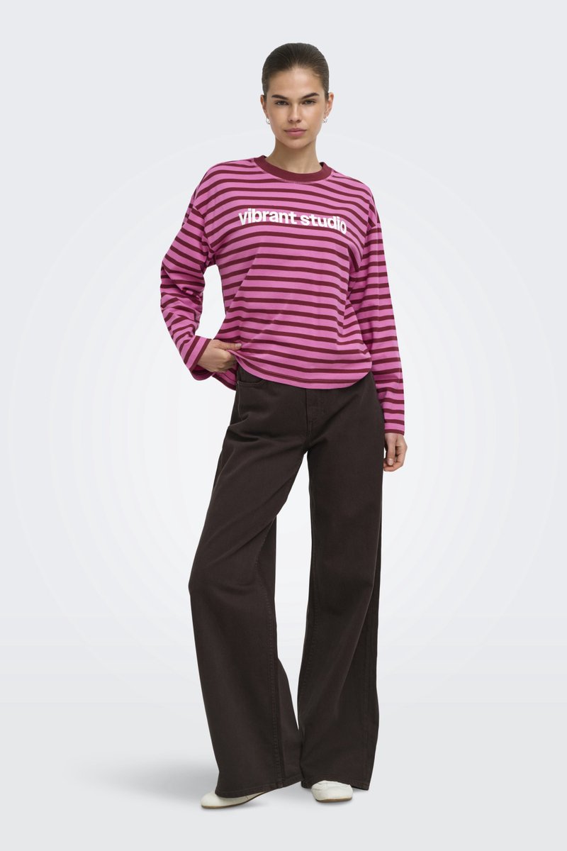 ONLY - ONLFREJA L/S STRIPE TOP CC JRS Dames T-shirt — cadeau in Cadeau-ideeën - foto 3