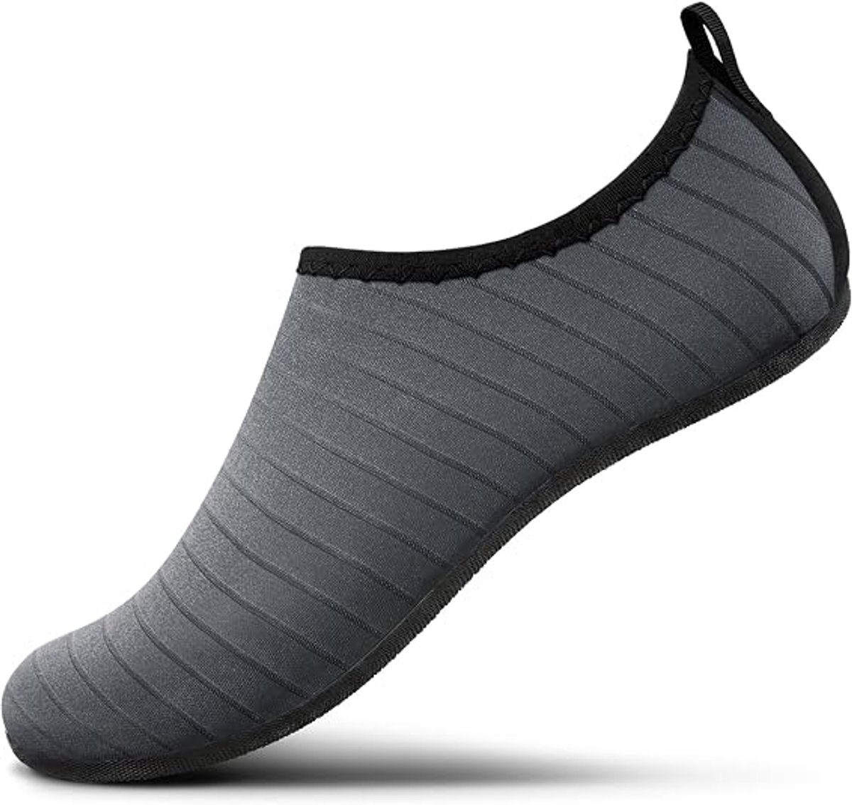 BOTC Waterschoenen Volwassenen - Unisex Watersokken met Anti-Slip Zool - Sneldrogend & Ademend - Strandschoenen voor Zwemmen, Surfen & Strand - Grijs - Maat 40/41