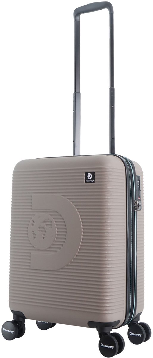 Discovery Eclipse Harde Handbagage Koffer / Trolley / Reiskoffer - Small -Bruin - Bruin / Small