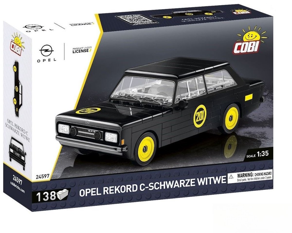 COBI OPEL Rekord C-Zwarte weduwe - COBI-24597