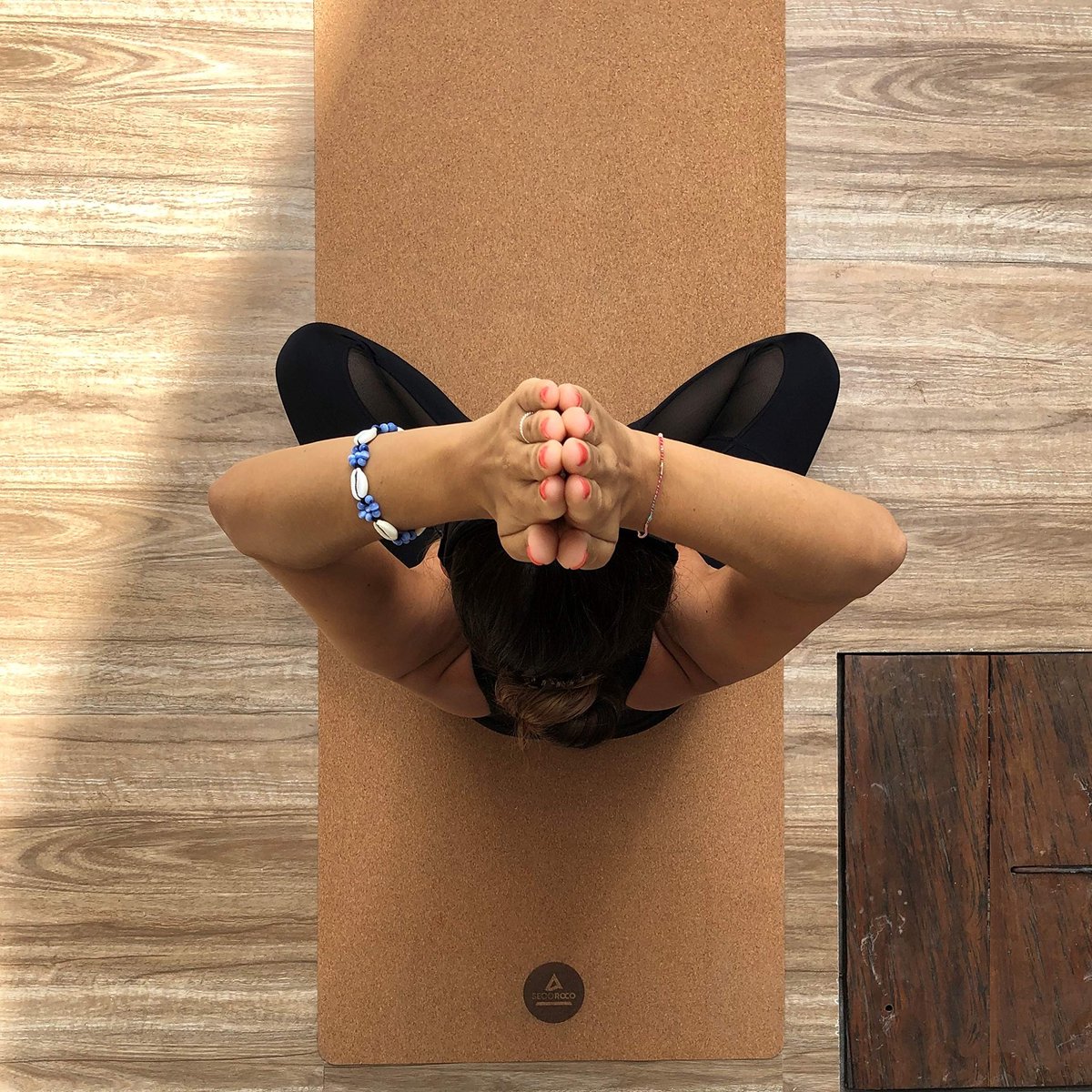 SnelShoppen - Yogamat van Kurk en Rubber - 5 mm Dikke Antislip Yogamat, Veganistisch en Duurzaam, Inclusief Yogatas - Ideaal voor Thuis en Yoga Studio