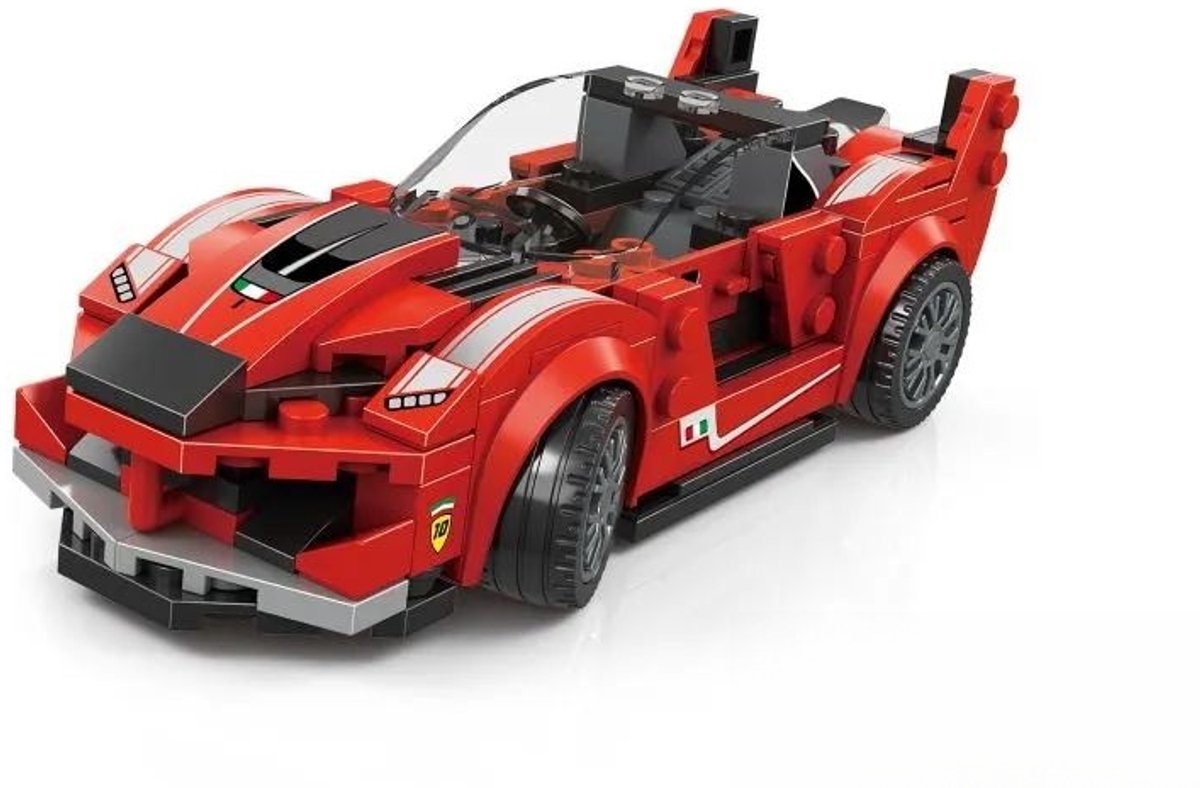 Wange Sportwagen rood 2876