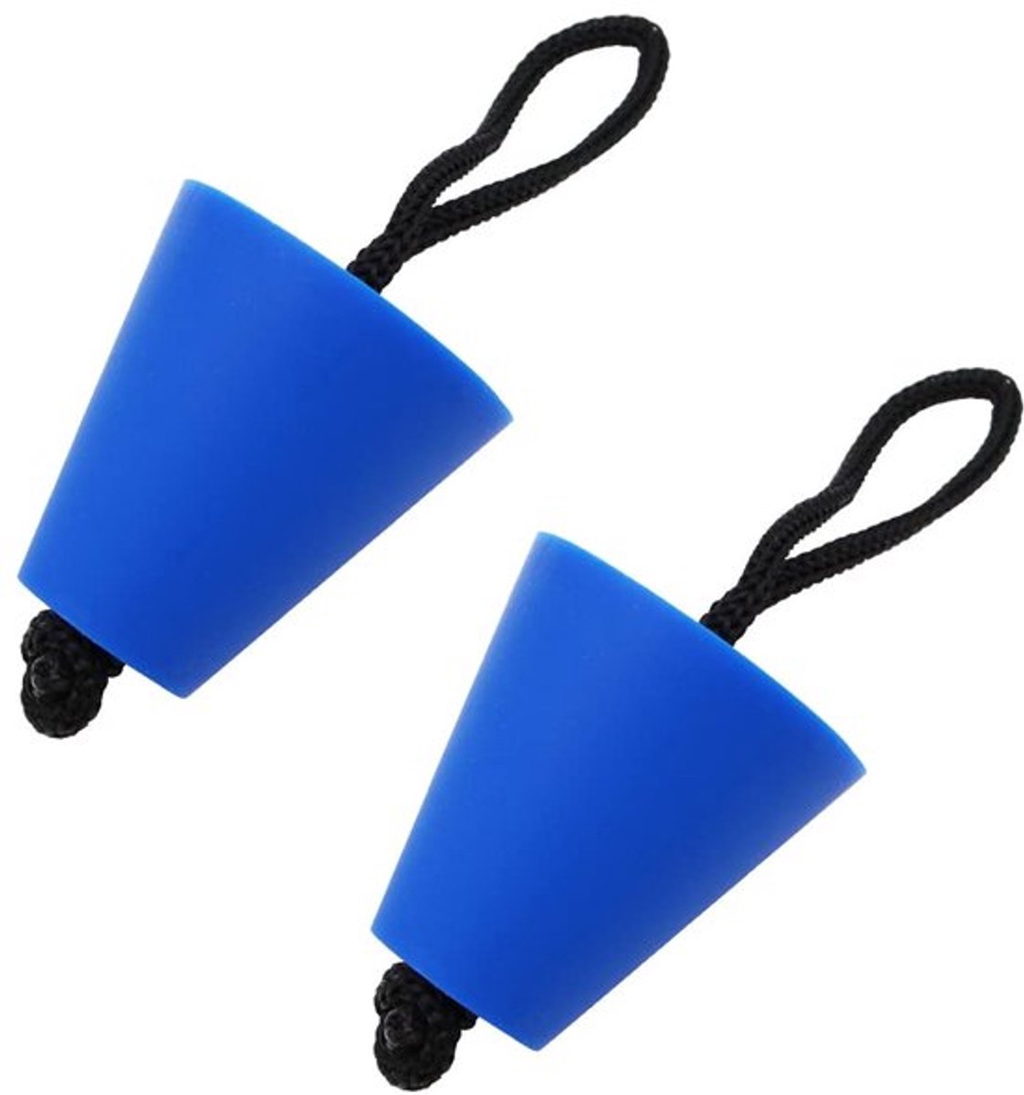 Afvoerplug met trekkoord - 2-delige siliconen set - Kajak/kano afvoerplug - Lichtgewicht - Ruimtebesparend - 40 x 37 x 20 mm - Scupper Plug