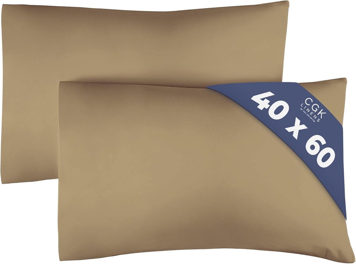 Kussensloop 40x60 - Set van 2 - Microvezel - Zacht en comfortabel - Machinaal wasbaar - ShopVlot